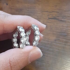 Hoop Earrings - Elegant Sparkle